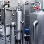 photo of installed Automatic self cleaning filter