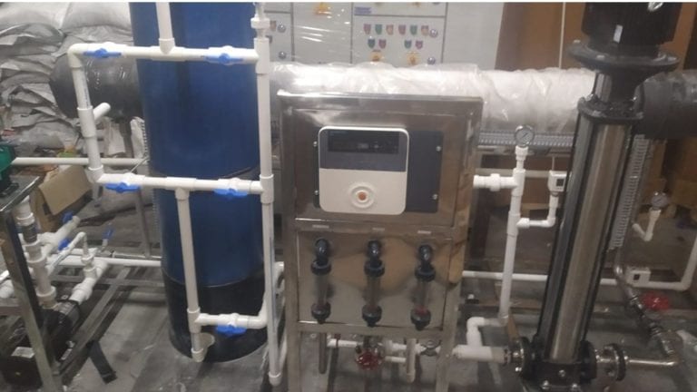 Reverse Osmosis under construction