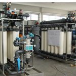 photo of installed Automatic self cleaning filter