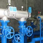 photo of installed Automatic self cleaning filter