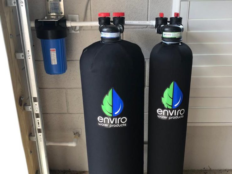 Salt Free water softener alternative installed