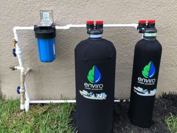 Whole house salt free system