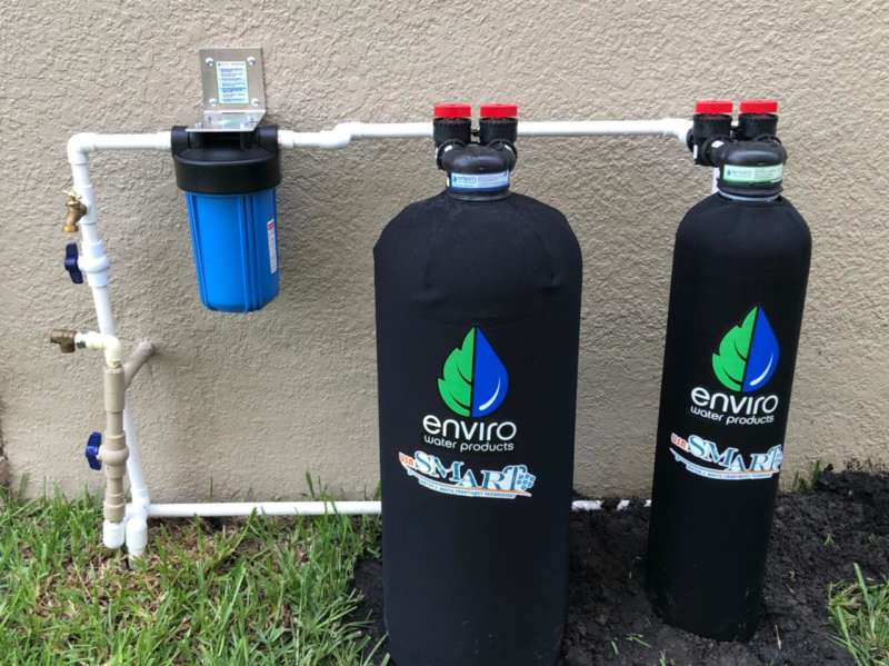 Whole house salt free system